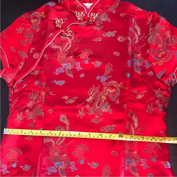 🎉HP🎉Vintage Black and gold CHEONGSAM QIPAO NWOT - Picture 11 of 11